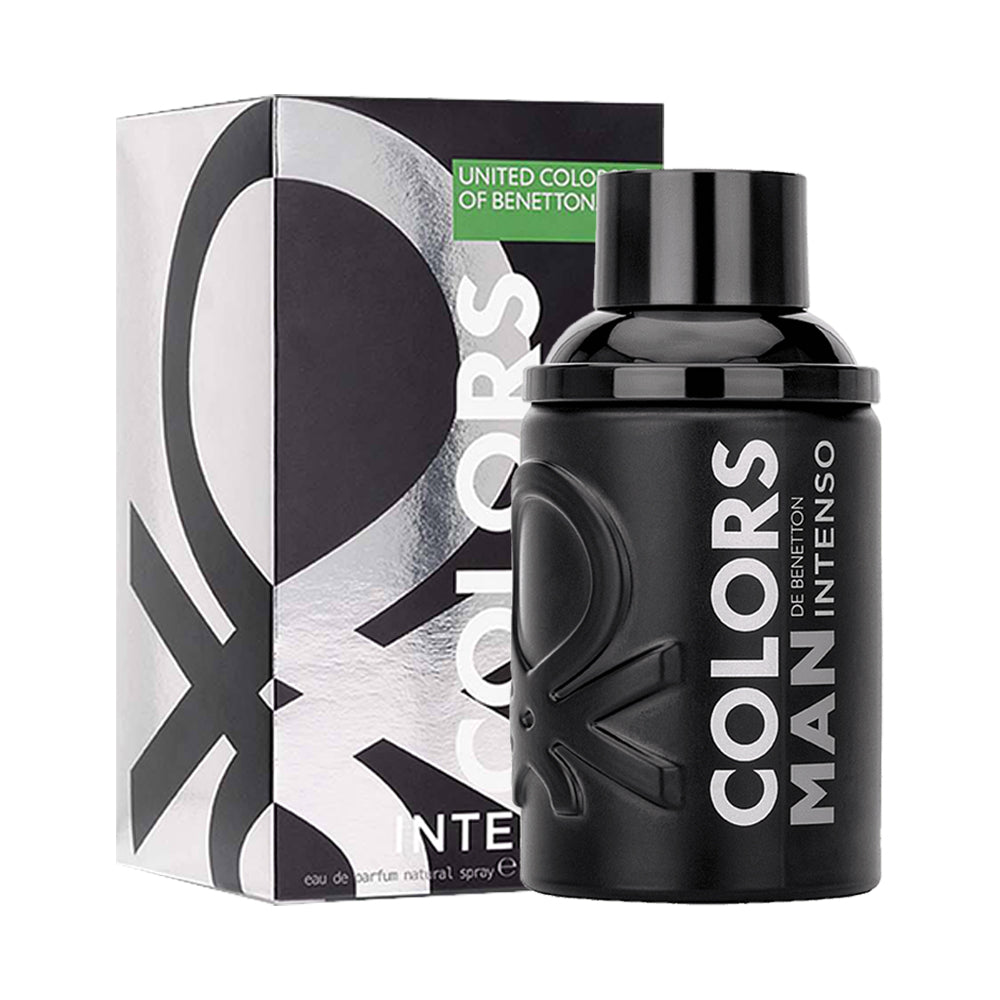 Colors Man Black Intense 3.4oz (100mL) EDT para hombre de Benetton