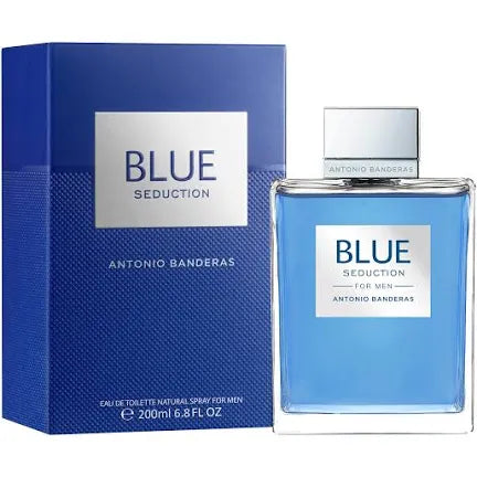 Blue Seduction 6.8oz (200mL) EDT for men by Antonio Banderas