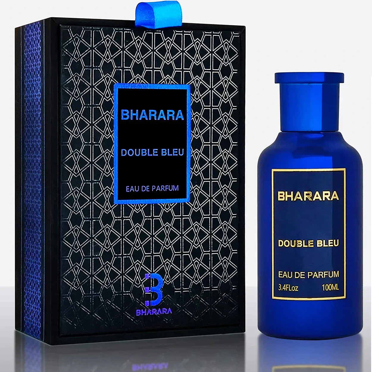 Double Bleu 3.4oz (100mL) EDP para hombres de Bharara