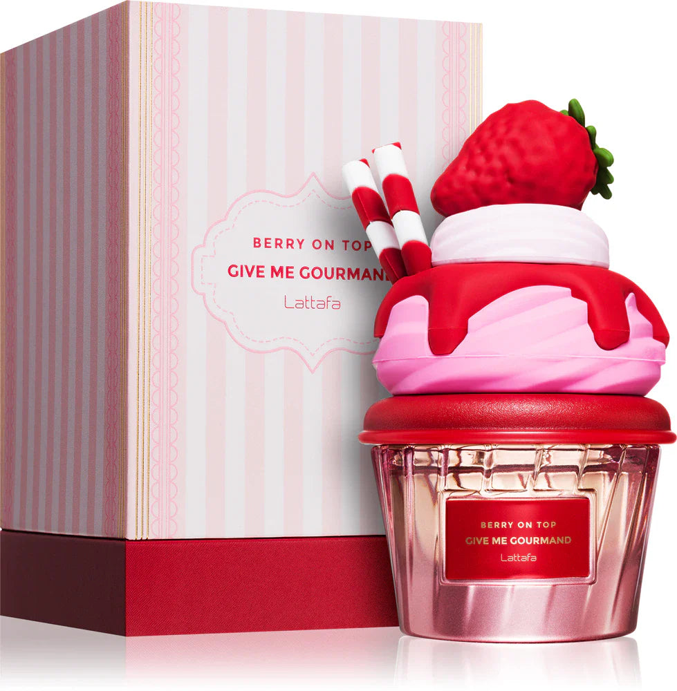 Quiero Gourmand Berry on Top 2.5oz (75mL) EDP unisex de Lattafa