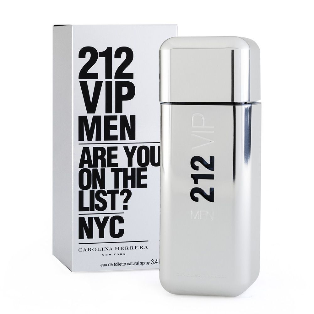 212 VIP EDT para hombre de Carolina Herrera, 3.4oz (100ml)