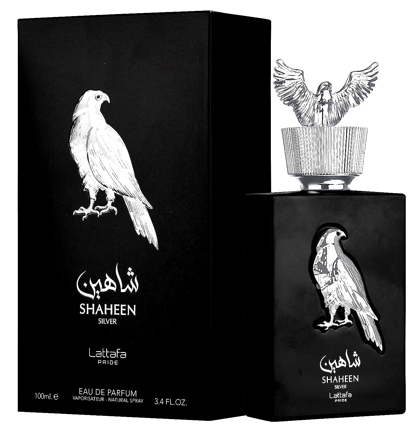 Shaheen Silver 3.4oz (100mL) EDP unisex by Lattafa Pride