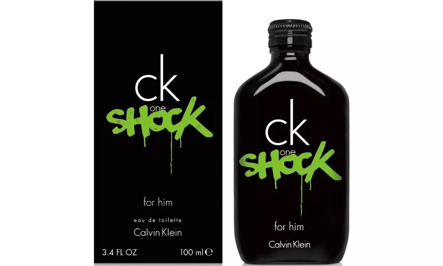 CK One Shock 3.3oz (100mL) EDT for men by Calvin Klein