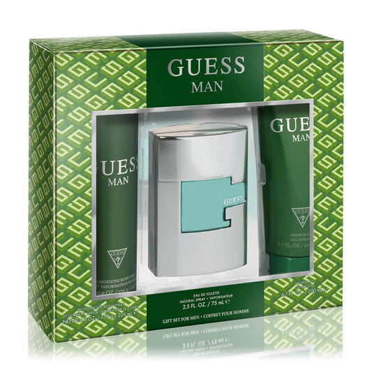 Guess Man 3 Piece EDT 2.5oz (75mL) SET for men by Guess