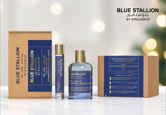 Blue Stallion by Stallion 53 3.4oz (100mL) EDP for men by Le Chameau