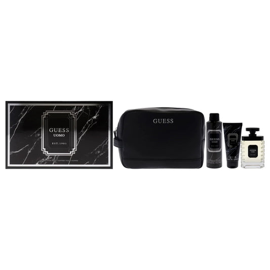 Uomo 4 Piece EDT 3.4oz (100mL) SET for men by Guess