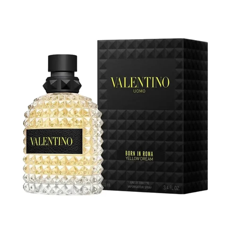 Uomo Born in Roma Yellow Dream 3.4oz (100mL) EDT for men by Valentino