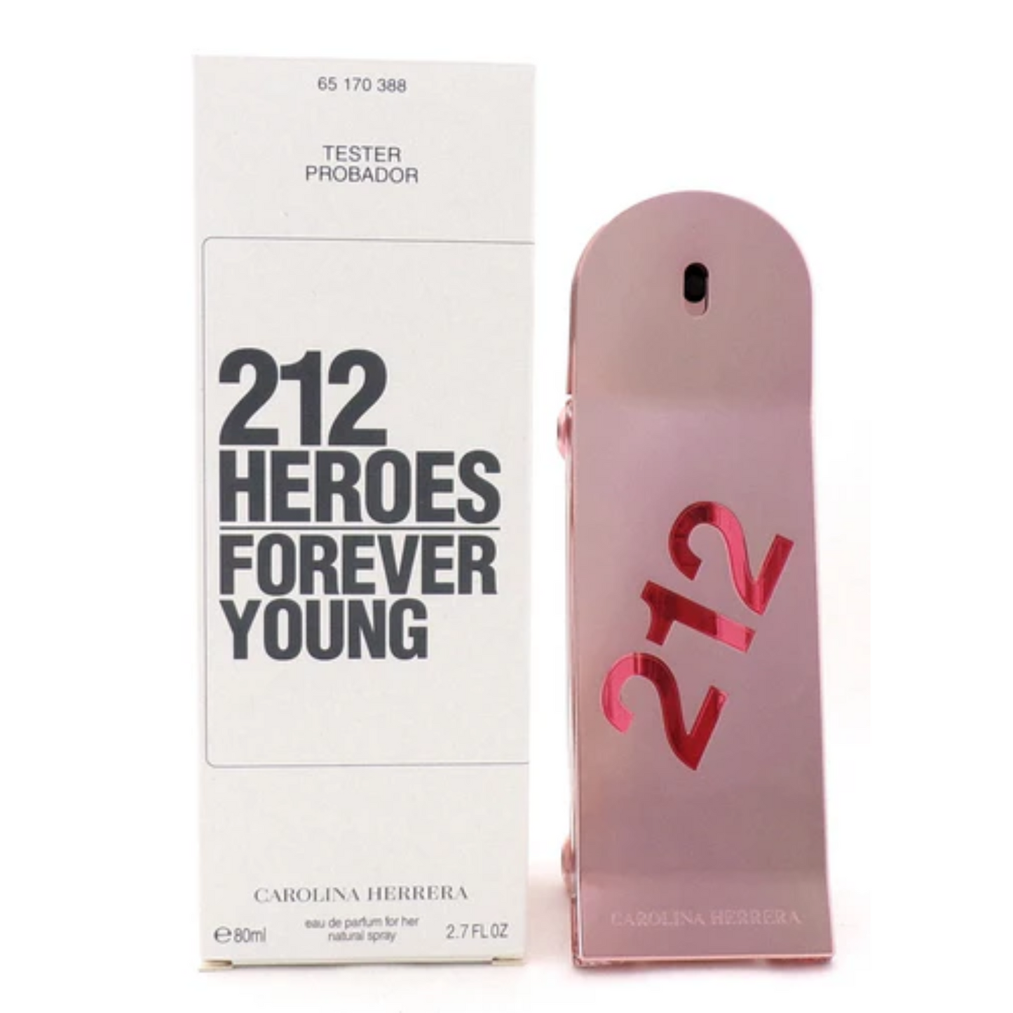 CH 212 Heroes TESTER 2.7oz (80mL) EDT para mujer de Carolina Herrera