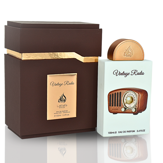 Vintage Radio 3.4oz (100mL) EDP for men by Lattafa Pride