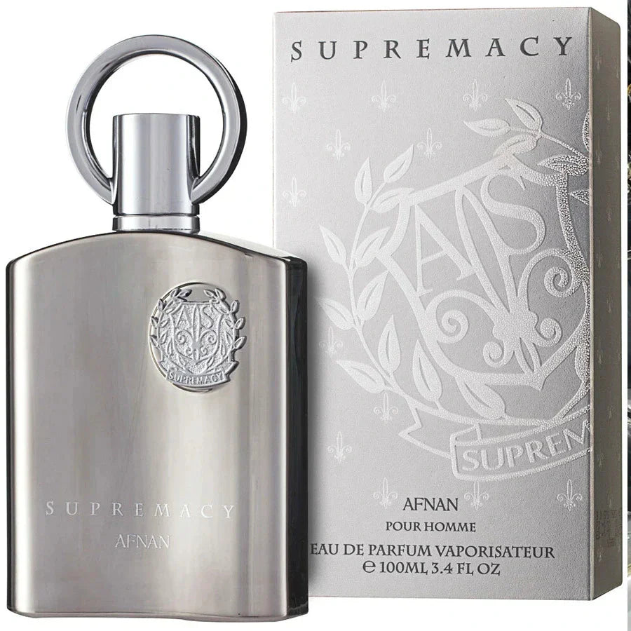 Supremacy Silver 3.4oz (100mL) EDP for men by Afnan