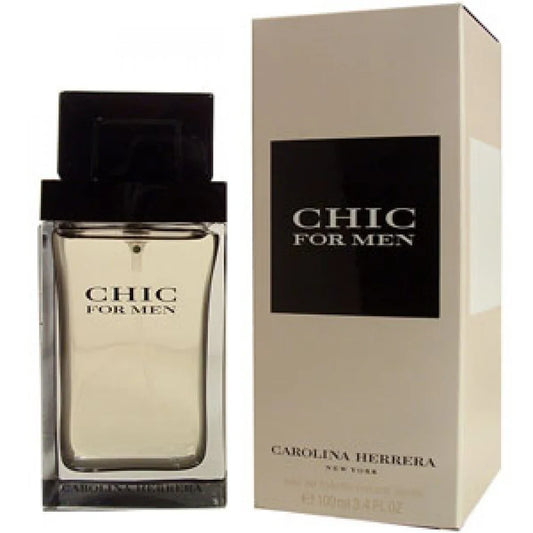 CH Chic 3.4oz (100mL) EDT para hombre de Carolina Herrera