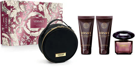 Crystal Noir Juego de 4 piezas EDP de 3.0 oz (90 ml) para mujer de Versace