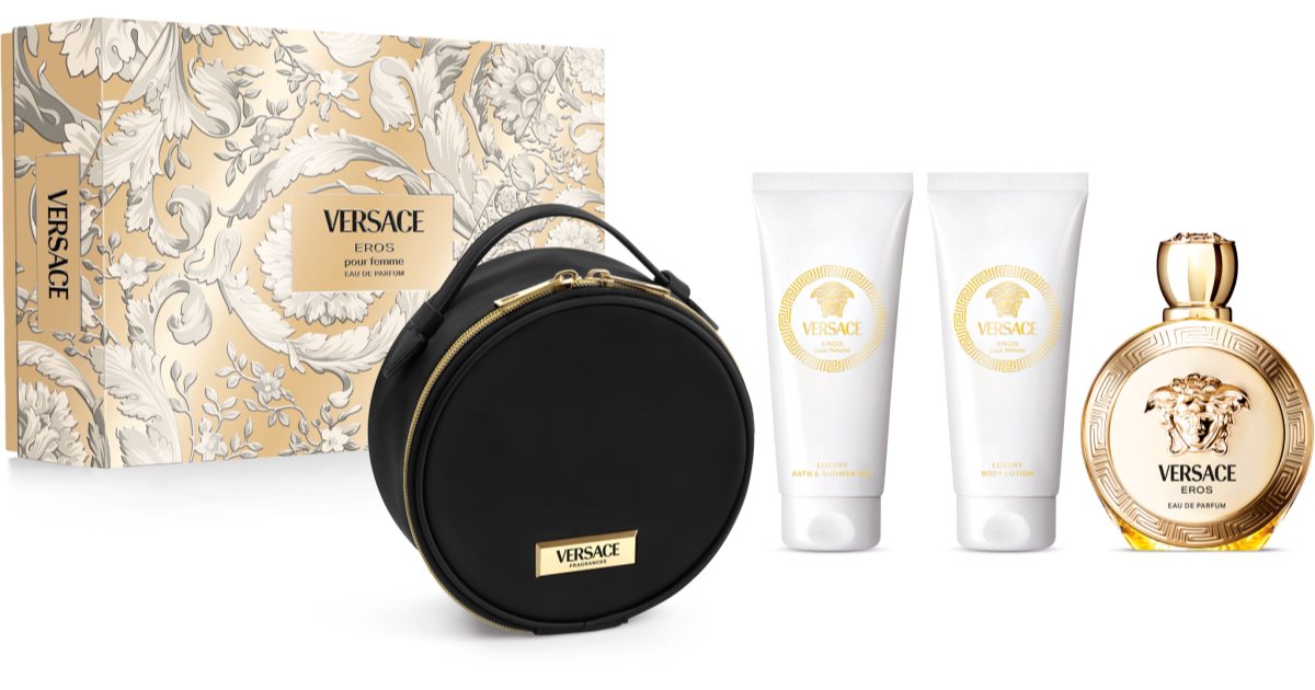 Eros Pour Femme Set de 4 Piezas EDP 3.4oz (100mL) para mujer de Versace
