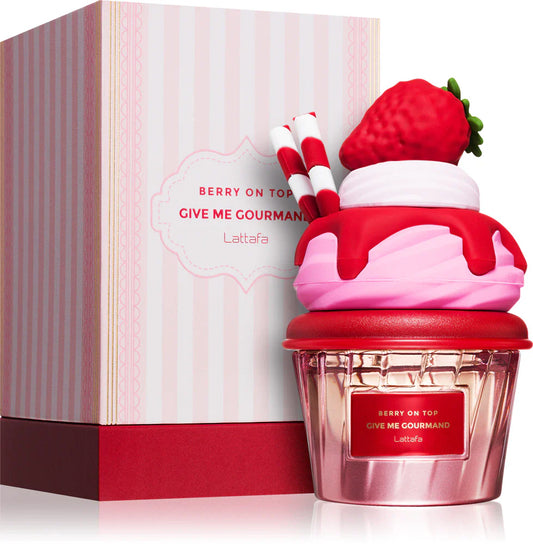 Give Me Gourmand Berry on Top 2.5oz (75mL) EDP unisex by Lattafa