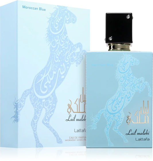 Lail Al Maleki Moroccon Blue 3.4oz (100mL) EDP unisex by Lattafa
