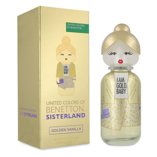 Sisterland Golden Vanilla 2.7oz (80mL) EDP para mujer de Benetton